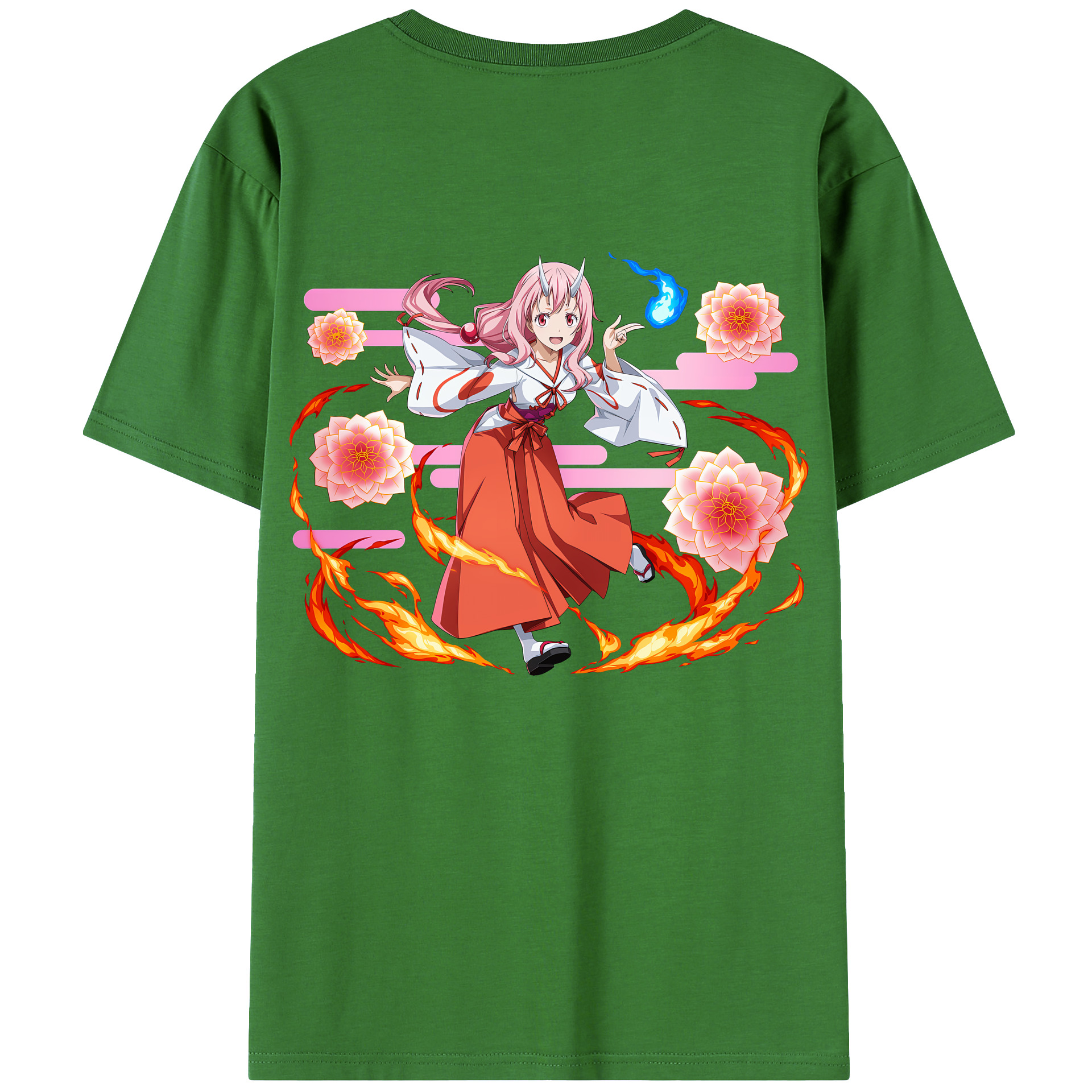 （画像用） 転スラ Regarding Reincarnated to Slime レディース半袖Tシャツ(バックプリント)